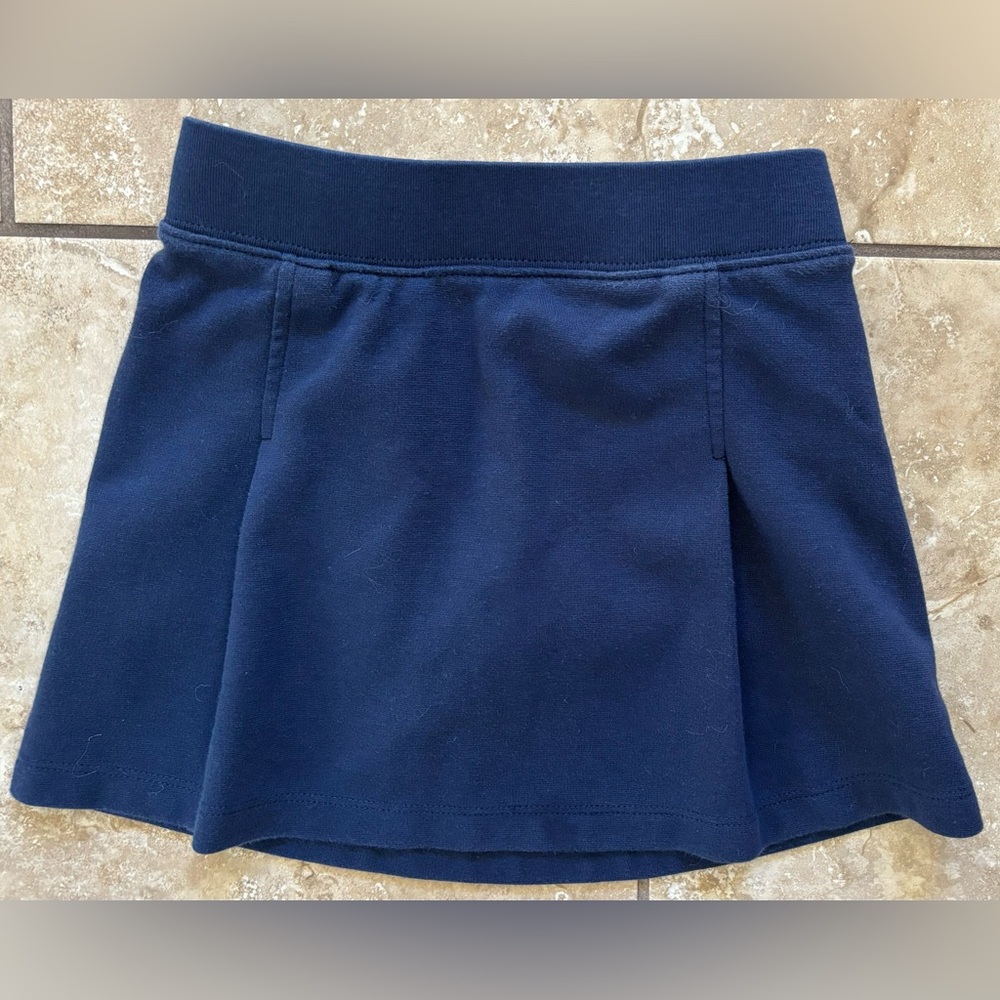 Girls Navy Blue Skirt Uniform Size 5